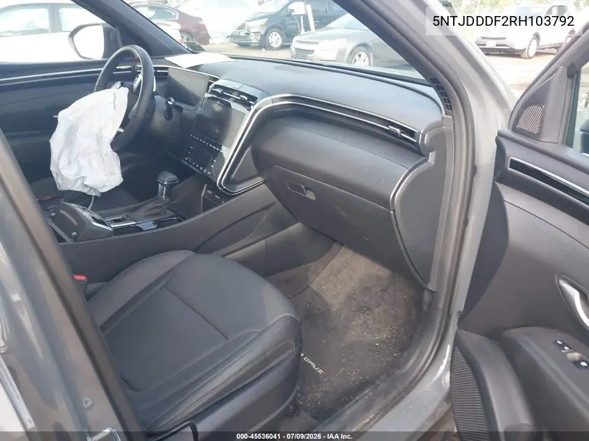 2024 Hyundai Santa Cruz Xrt VIN: 5NTJDDDF2RH103792 Lot: 45536041