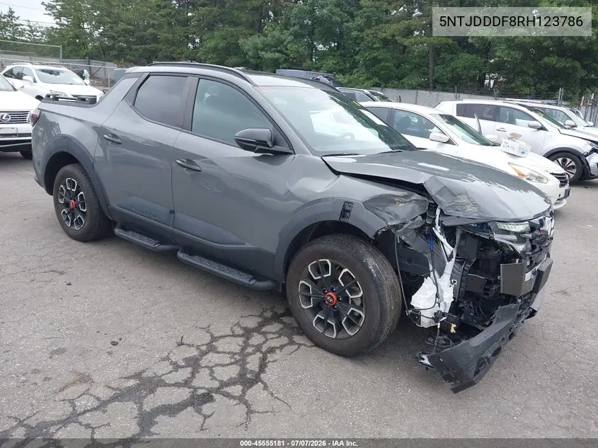 2024 Hyundai Santa Cruz Xrt VIN: 5NTJDDDF8RH123786 Lot: 45555181