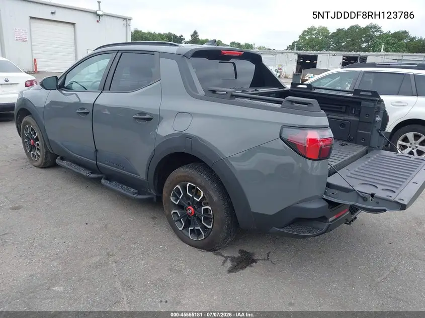2024 Hyundai Santa Cruz Xrt VIN: 5NTJDDDF8RH123786 Lot: 45555181