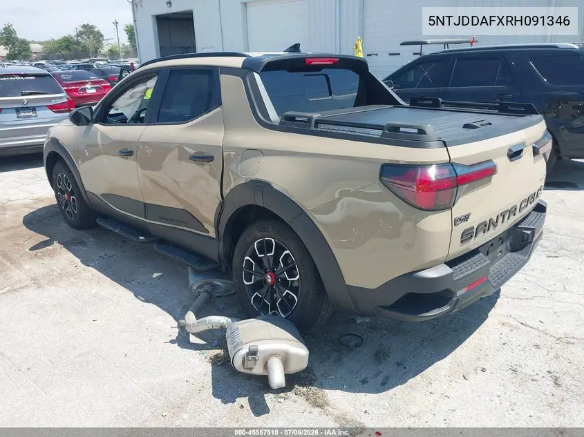 2024 Hyundai Santa Cruz Xrt VIN: 5NTJDDAFXRH091346 Lot: 45557510