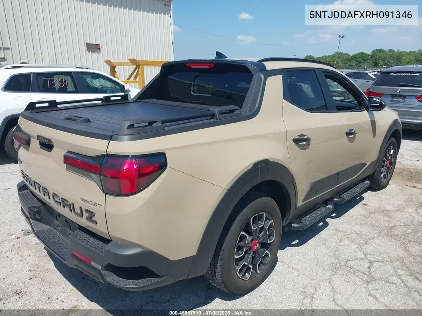 2024 Hyundai Santa Cruz Xrt VIN: 5NTJDDAFXRH091346 Lot: 45557510
