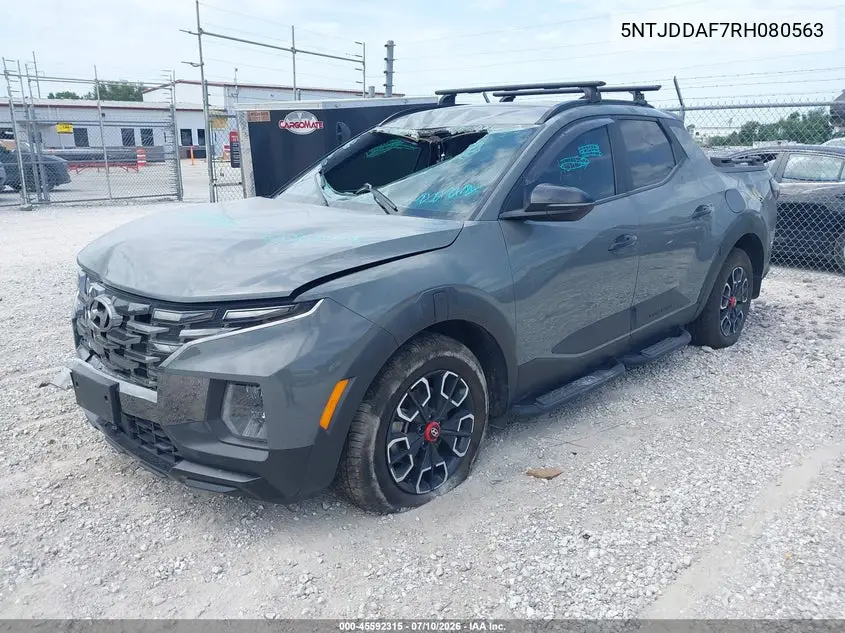 2024 Hyundai Santa Cruz Xrt VIN: 5NTJDDAF7RH080563 Lot: 45592315