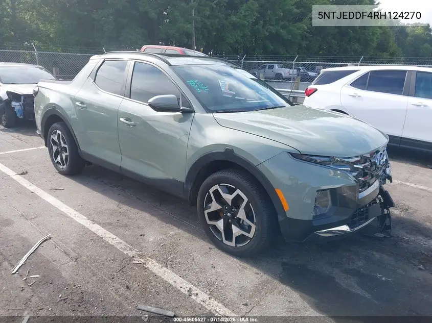 2024 Hyundai Santa Cruz Limited VIN: 5NTJEDDF4RH124270 Lot: 45605527