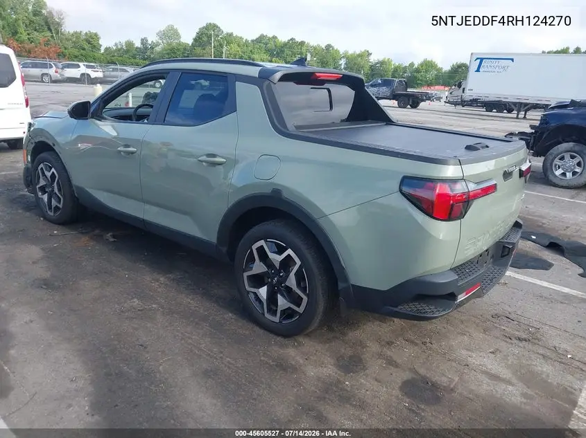 2024 Hyundai Santa Cruz Limited VIN: 5NTJEDDF4RH124270 Lot: 45605527