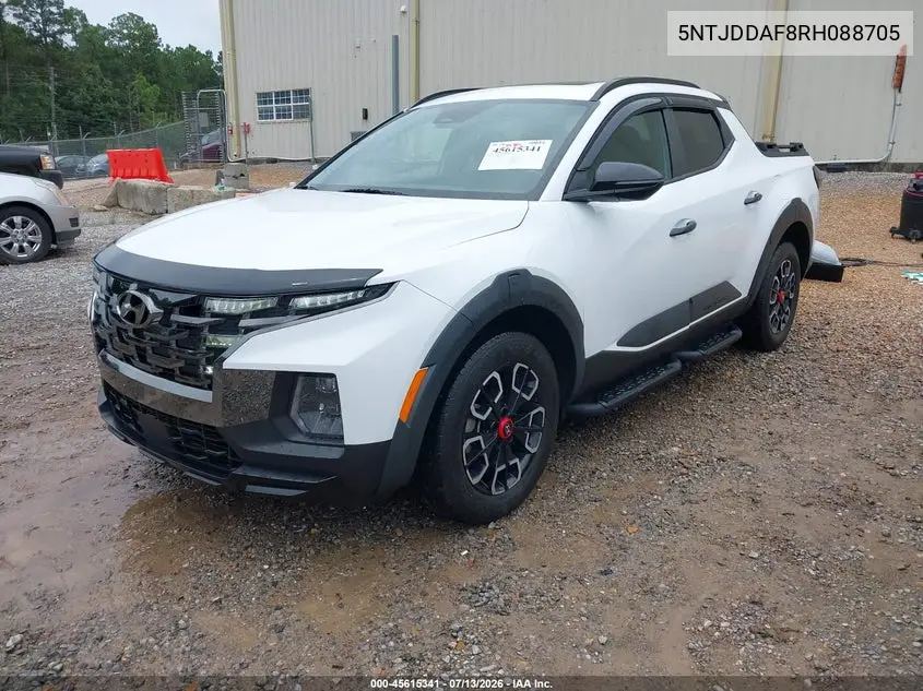 2024 Hyundai Santa Cruz Xrt VIN: 5NTJDDAF8RH088705 Lot: 45615341