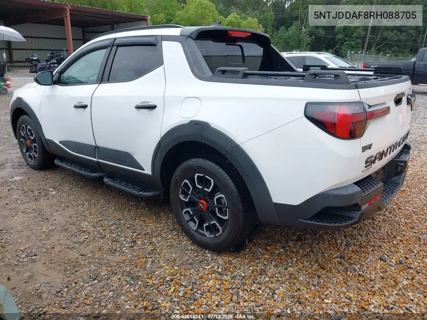2024 Hyundai Santa Cruz Xrt VIN: 5NTJDDAF8RH088705 Lot: 45615341