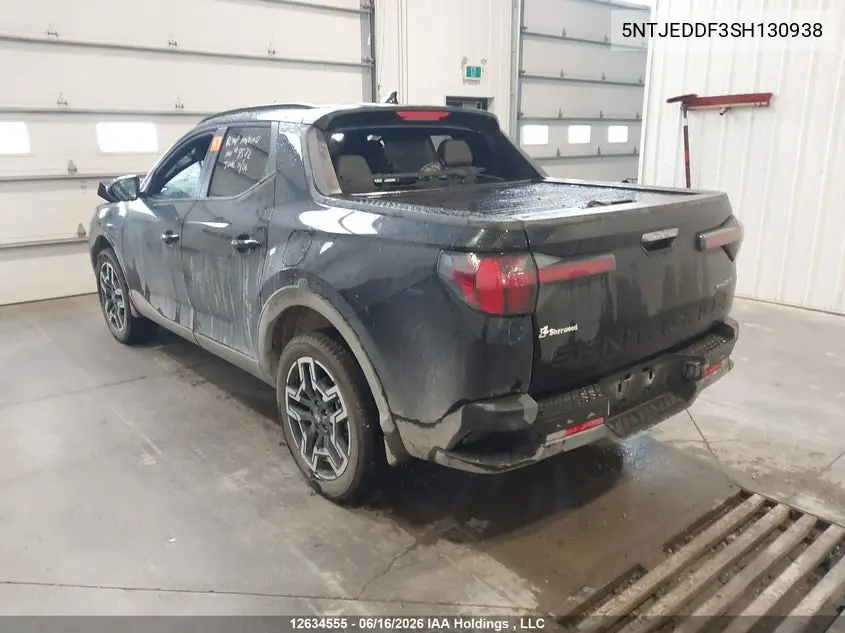 2025 Hyundai Santa Cruz Ultimate W/Colour Package VIN: 5NTJEDDF3SH130938 Lot: 12634555