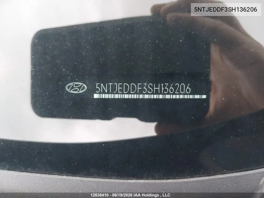 2025 Hyundai Santa Cruz Ultimate VIN: 5NTJEDDF3SH136206 Lot: 12638410