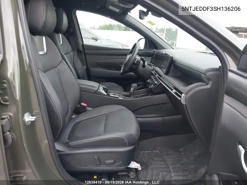 2025 Hyundai Santa Cruz Ultimate VIN: 5NTJEDDF3SH136206 Lot: 12638410