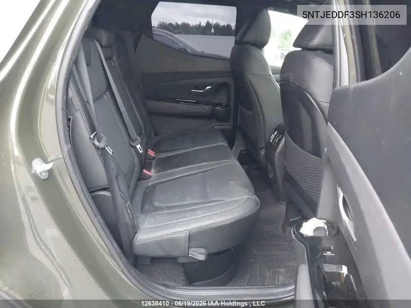 2025 Hyundai Santa Cruz Ultimate VIN: 5NTJEDDF3SH136206 Lot: 12638410