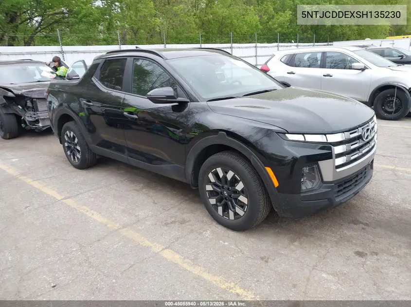 2025 Hyundai Santa Cruz Sel Activity VIN: 5NTJCDDEXSH135230 Lot: 45085940