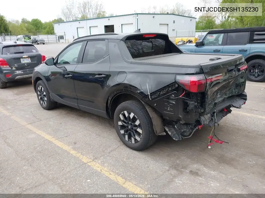 2025 Hyundai Santa Cruz Sel Activity VIN: 5NTJCDDEXSH135230 Lot: 45085940