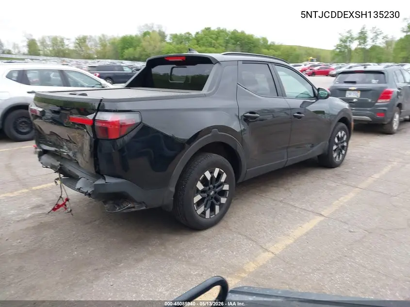 2025 Hyundai Santa Cruz Sel Activity VIN: 5NTJCDDEXSH135230 Lot: 45085940