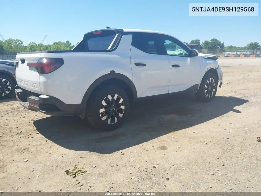 2025 Hyundai Santa Cruz Se VIN: 5NTJA4DE9SH129568 Lot: 45098918