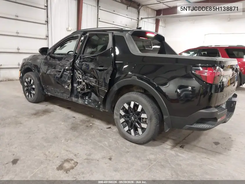 2025 Hyundai Santa Cruz Sel Activity VIN: 5NTJCDDE8SH138871 Lot: 45158326