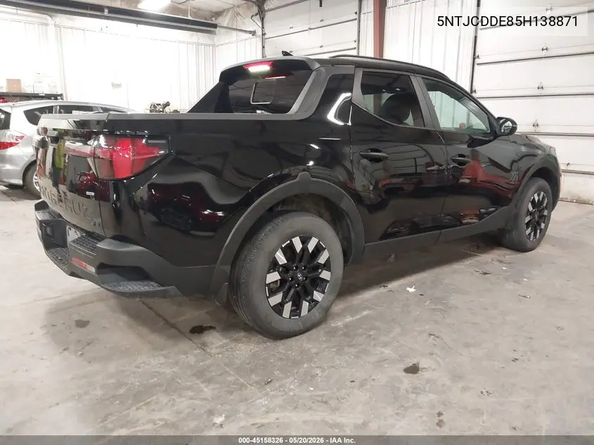 2025 Hyundai Santa Cruz Sel Activity VIN: 5NTJCDDE8SH138871 Lot: 45158326