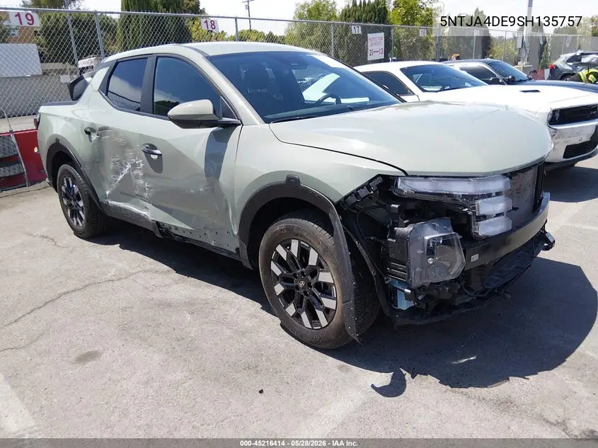2025 Hyundai Santa Cruz Se VIN: 5NTJA4DE9SH135757 Lot: 45216414