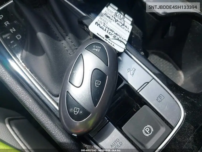 2025 Hyundai Santa Cruz Sel VIN: 5NTJBDDE4SH133394 Lot: 45227043
