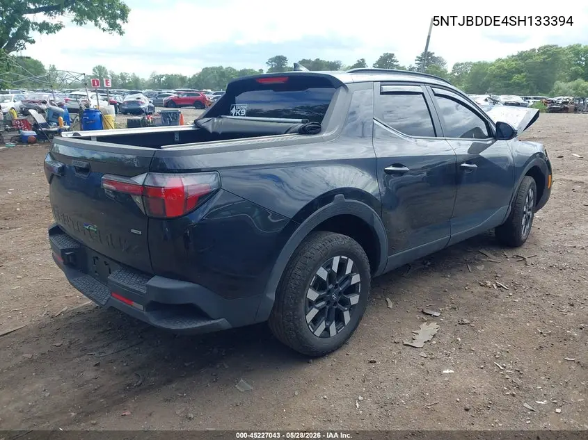 2025 Hyundai Santa Cruz Sel VIN: 5NTJBDDE4SH133394 Lot: 45227043