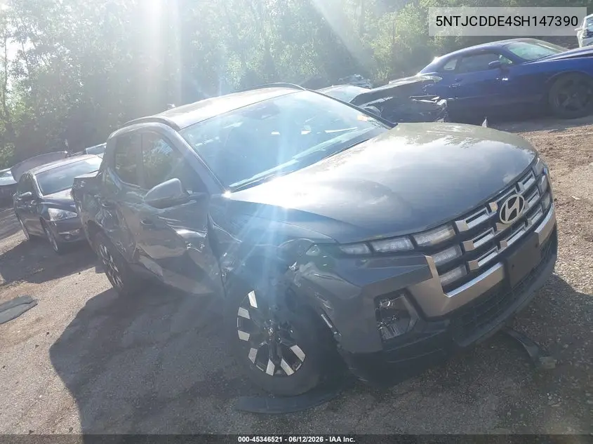2025 Hyundai Santa Cruz Sel Activity VIN: 5NTJCDDE4SH147390 Lot: 45346521
