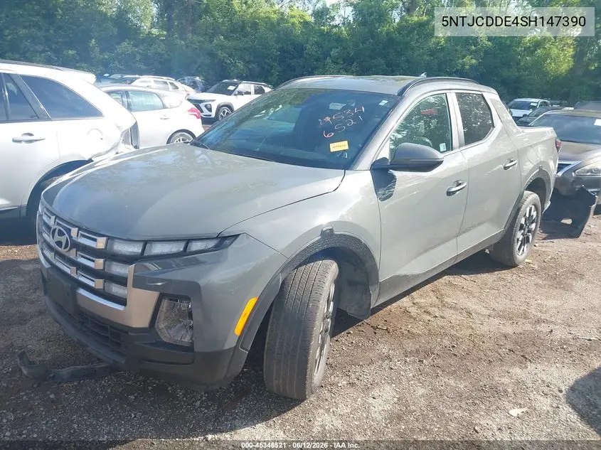 2025 Hyundai Santa Cruz Sel Activity VIN: 5NTJCDDE4SH147390 Lot: 45346521
