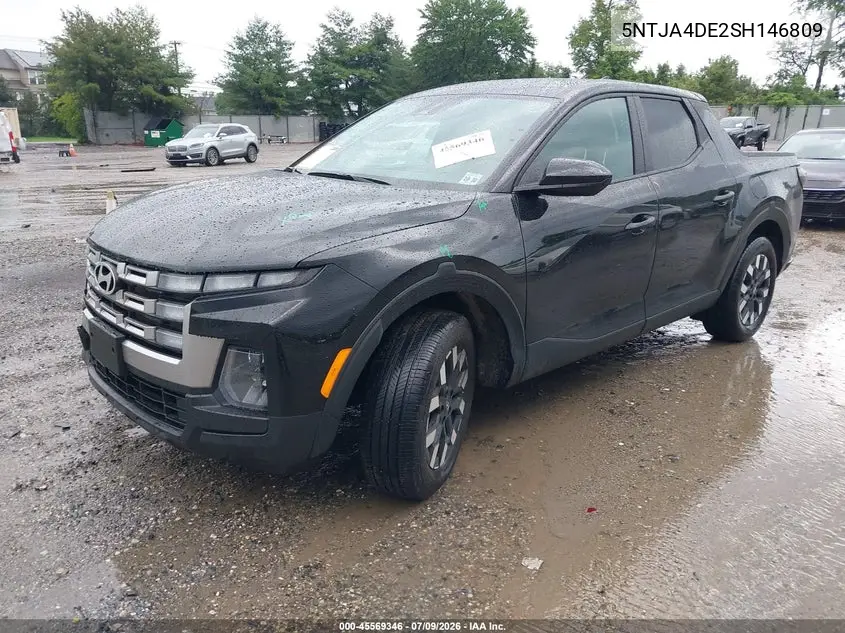 2025 Hyundai Santa Cruz Se VIN: 5NTJA4DE2SH146809 Lot: 45569346