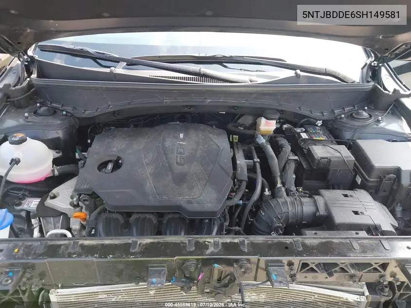 2025 Hyundai Santa Cruz Sel VIN: 5NTJBDDE6SH149581 Lot: 45589619
