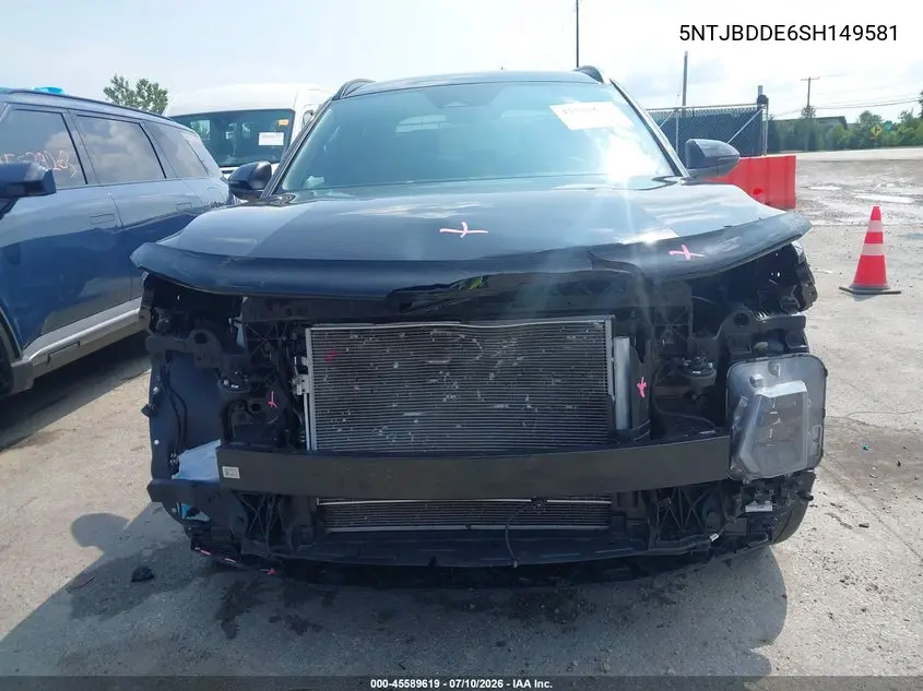 2025 Hyundai Santa Cruz Sel VIN: 5NTJBDDE6SH149581 Lot: 45589619