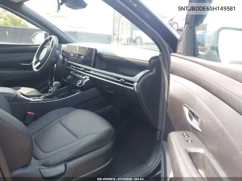 2025 Hyundai Santa Cruz Sel VIN: 5NTJBDDE6SH149581 Lot: 45589619