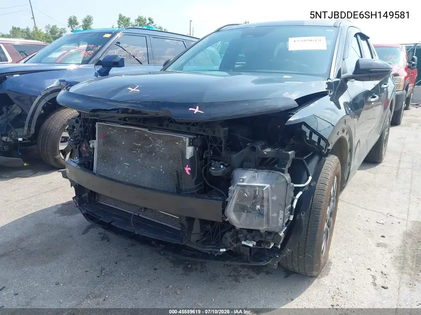 2025 Hyundai Santa Cruz Sel VIN: 5NTJBDDE6SH149581 Lot: 45589619