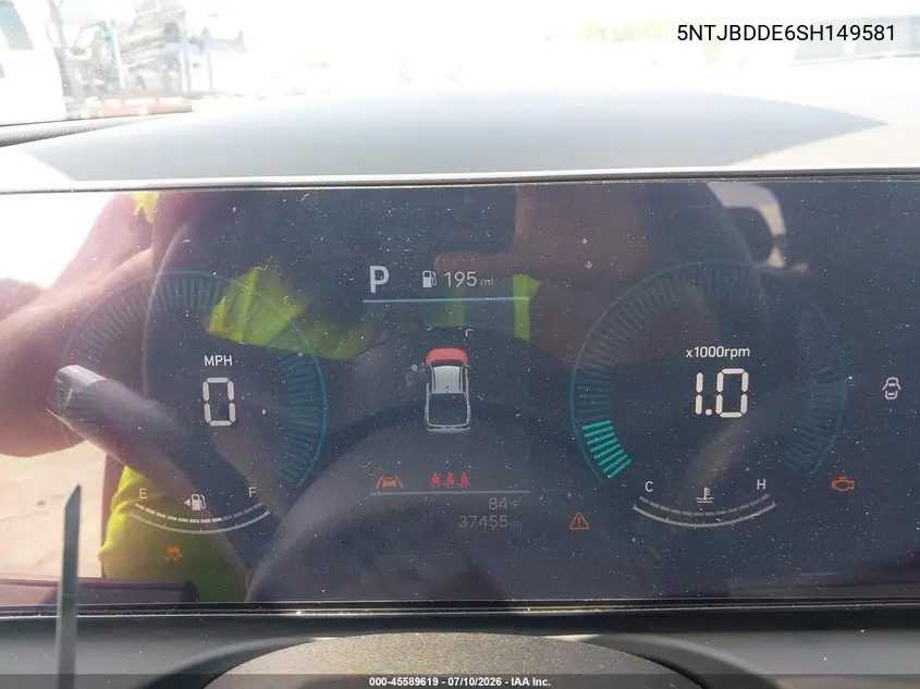 2025 Hyundai Santa Cruz Sel VIN: 5NTJBDDE6SH149581 Lot: 45589619