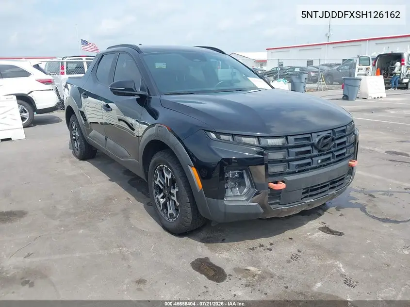 2025 Hyundai Santa Cruz Xrt VIN: 5NTJDDDFXSH126162 Lot: 45658404