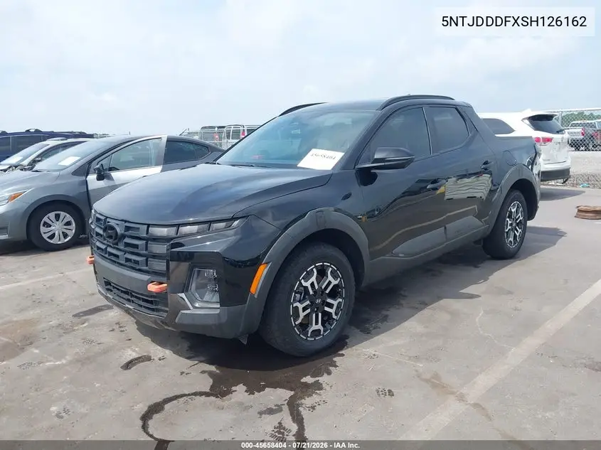 2025 Hyundai Santa Cruz Xrt VIN: 5NTJDDDFXSH126162 Lot: 45658404
