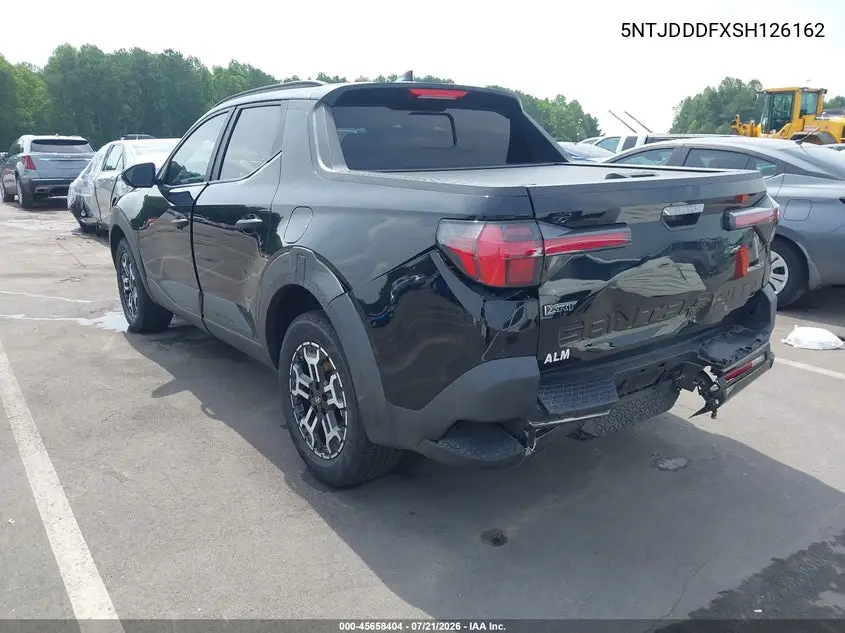 2025 Hyundai Santa Cruz Xrt VIN: 5NTJDDDFXSH126162 Lot: 45658404