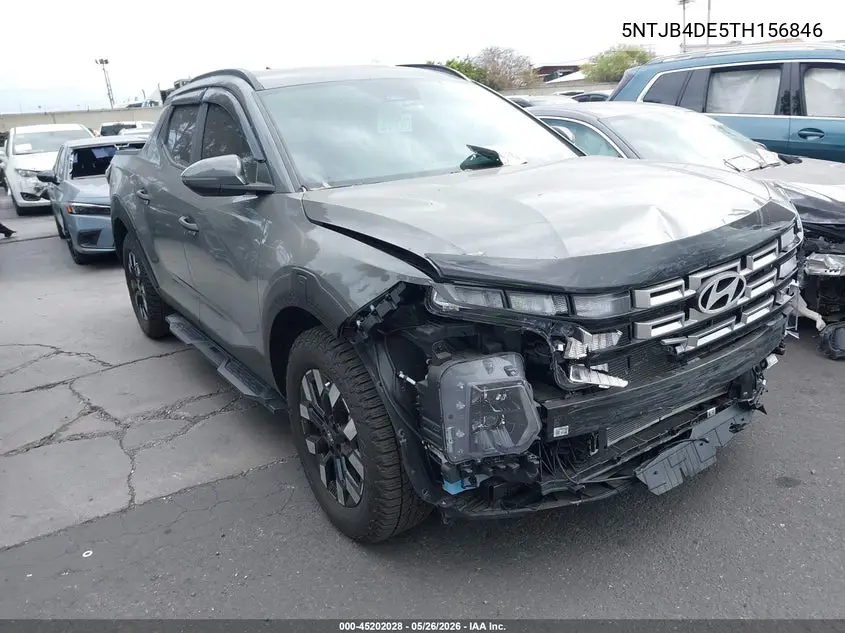 2026 Hyundai Santa Cruz Sel VIN: 5NTJB4DE5TH156846 Lot: 45202028