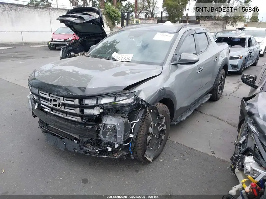 2026 Hyundai Santa Cruz Sel VIN: 5NTJB4DE5TH156846 Lot: 45202028