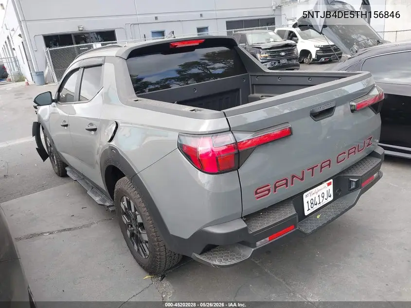 2026 Hyundai Santa Cruz Sel VIN: 5NTJB4DE5TH156846 Lot: 45202028