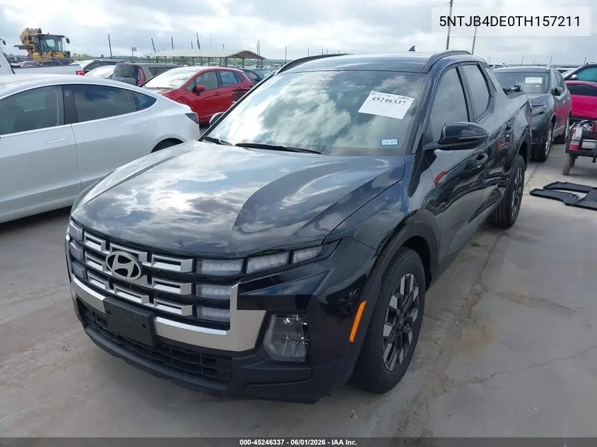 2026 Hyundai Santa Cruz Sel VIN: 5NTJB4DE0TH157211 Lot: 45246337