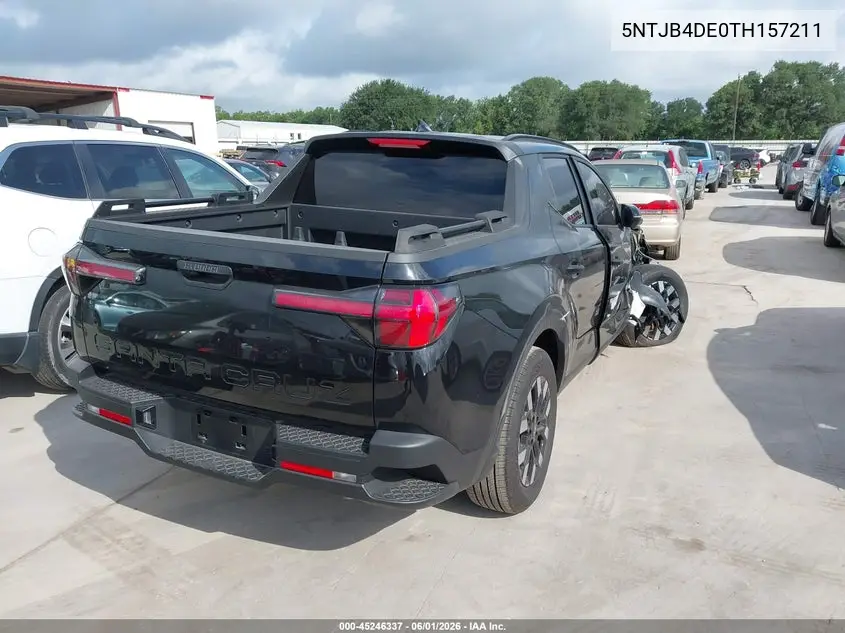 2026 Hyundai Santa Cruz Sel VIN: 5NTJB4DE0TH157211 Lot: 45246337
