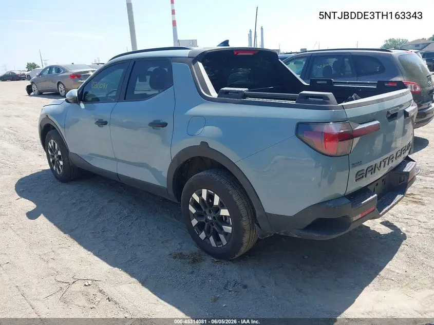 2026 Hyundai Santa Cruz Sel VIN: 5NTJBDDE3TH163343 Lot: 45314081