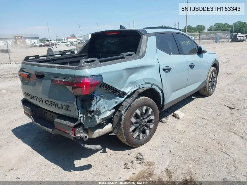 2026 Hyundai Santa Cruz Sel VIN: 5NTJBDDE3TH163343 Lot: 45314081