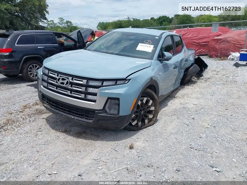 2026 Hyundai Santa Cruz Se VIN: 5NTJADDE4TH162723 Lot: 45322141