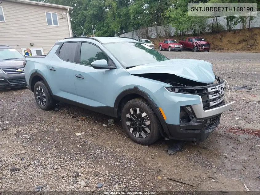 2026 Hyundai Santa Cruz Sel VIN: 5NTJBDDE7TH168190 Lot: 45441775