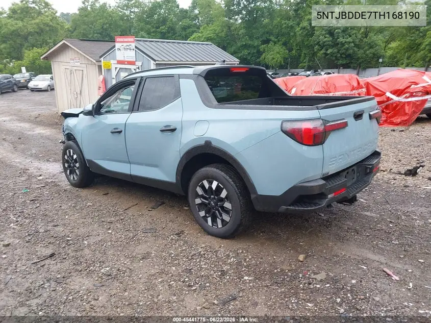 2026 Hyundai Santa Cruz Sel VIN: 5NTJBDDE7TH168190 Lot: 45441775