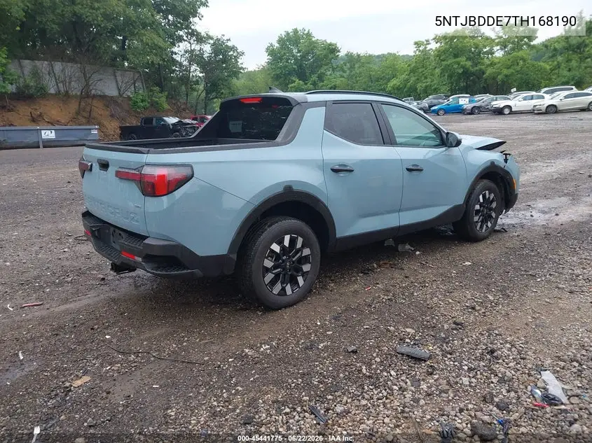 2026 Hyundai Santa Cruz Sel VIN: 5NTJBDDE7TH168190 Lot: 45441775