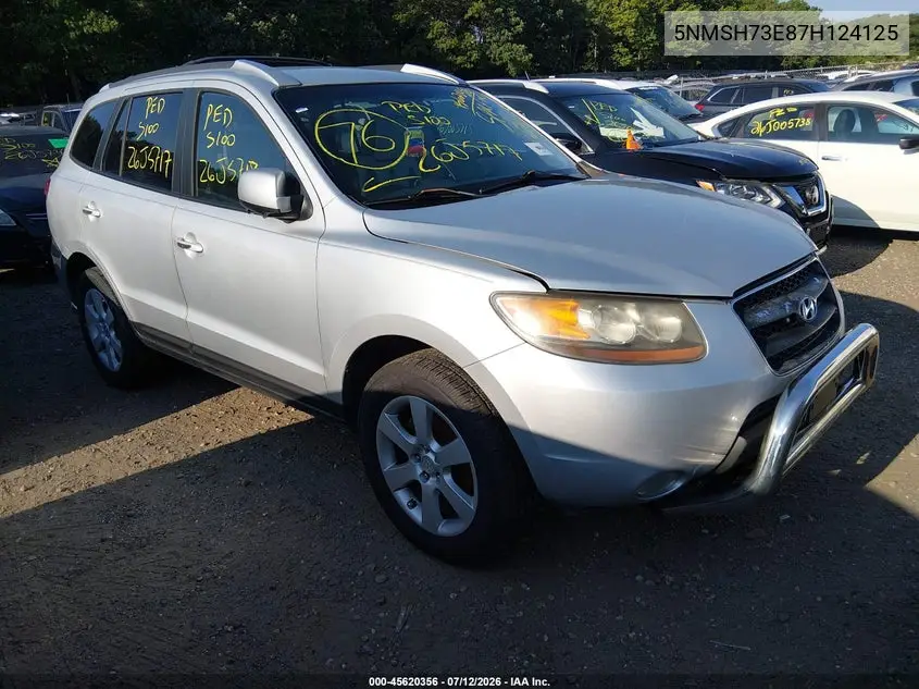 2007 Hyundai Santa Fe Limited/Se VIN: 5NMSH73E87H124125 Lot: 45620356