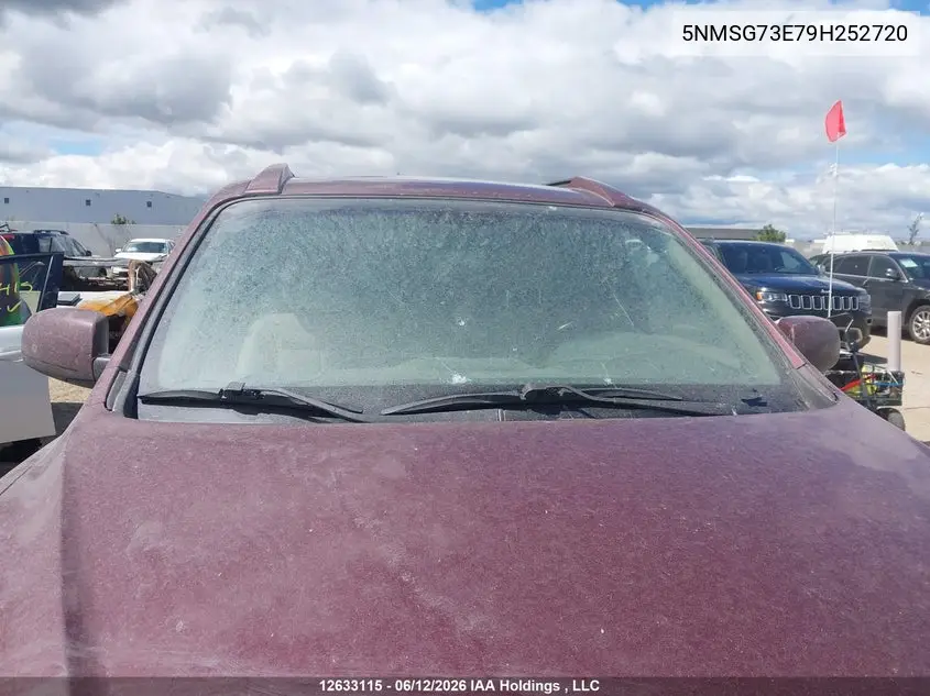 2009 Hyundai Santa Fe Gl/Gls VIN: 5NMSG73E79H252720 Lot: 12633115