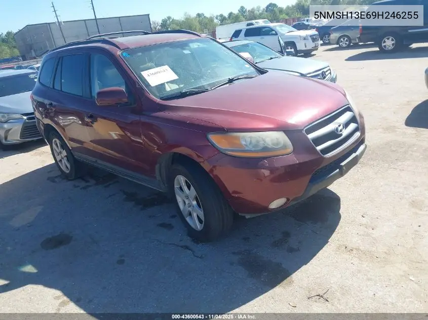 5NMSH13E69H246255 2009 Hyundai Santa Fe Se
