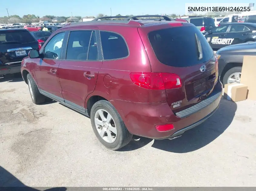 5NMSH13E69H246255 2009 Hyundai Santa Fe Se