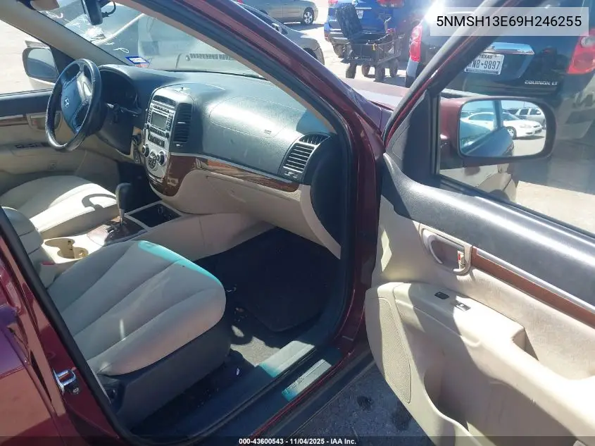 5NMSH13E69H246255 2009 Hyundai Santa Fe Se